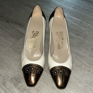 Ferragamo kitten heels
